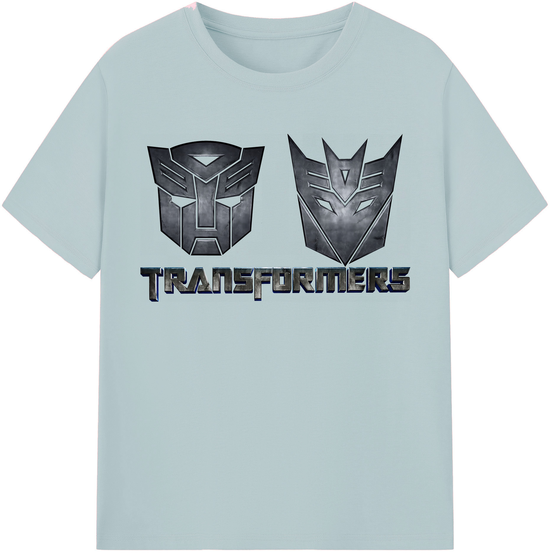 （画像用） Transformers トランスフォーマー 綿100％半袖Tシャツ（フロントプリント）